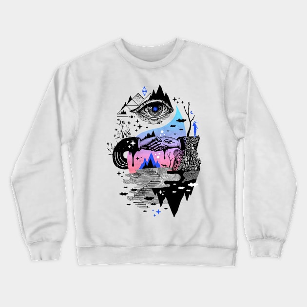 The Agreement Crewneck Sweatshirt by chaos_magic